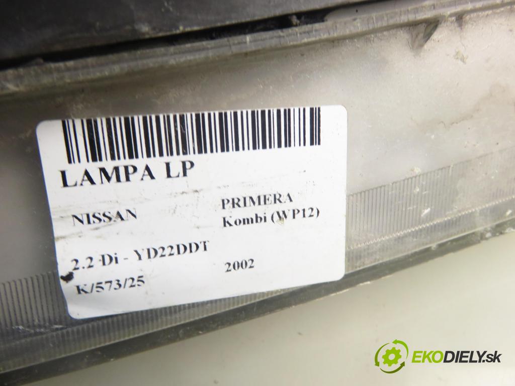 NISSAN PRIMERA Kombi (WP12) KOMBI 2002 93,00 2.2 Di - YD22DDT 2184,00 světlo LP