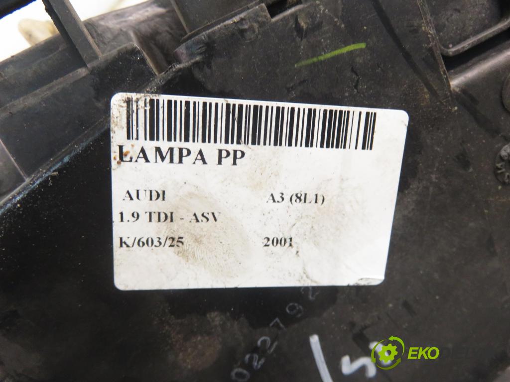 AUDI A3 (8L1) HB 2001 81,00 1.9 TDI - ASV 1896,00 světlo PP