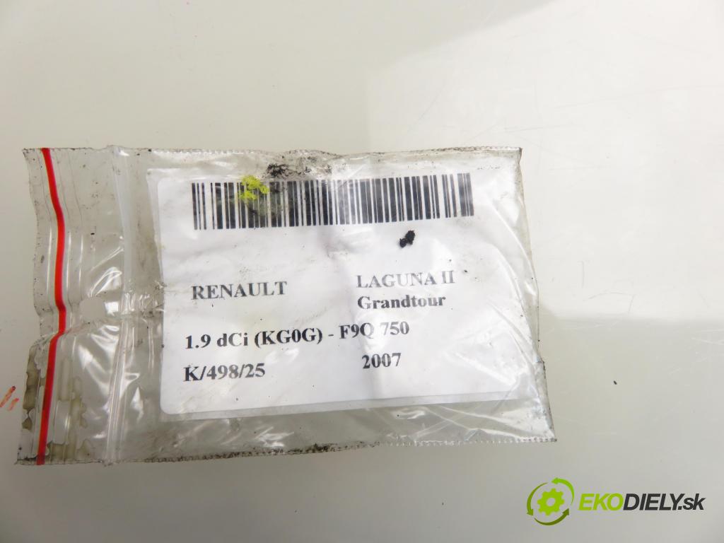 RENAULT LAGUNA II Grandtour (KG0/1_) KOMBI 2007 88,00 1.9 dCi 120 - F9Q 750 1870,00 vstrekovač 8200389369 ; 0445110230 (Vstrekovač paliva)