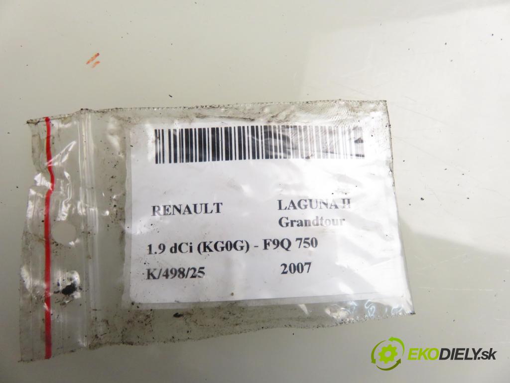 RENAULT LAGUNA II Grandtour (KG0/1_) KOMBI 2007 88,00 1.9 dCi 120 - F9Q 750 1870,00 vstrekovač 8200389369 ; 0445110230 (Vstrekovač paliva)