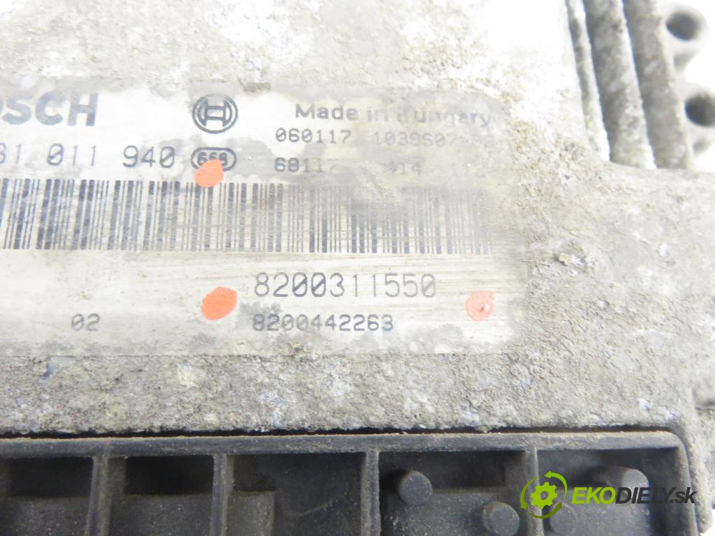 RENAULT MASTER II Skrzynia (FD) FURGON 2006 84,00 2.5 dCi 120 - G9U 754 2464,00 Riadiaca jednotka Motor 0281011940 ; 8200311550