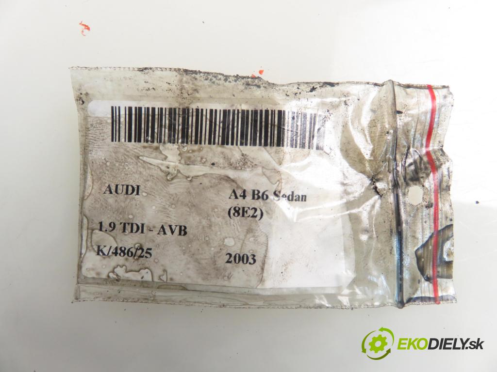 AUDI A4 (8E2, B6) SEDAN 2003 74,00 1.9 TDI PD 101 - AVB 1896,00 Vstrekovač 038130073AJ ; 0414720037 (Vstrekovač paliva)