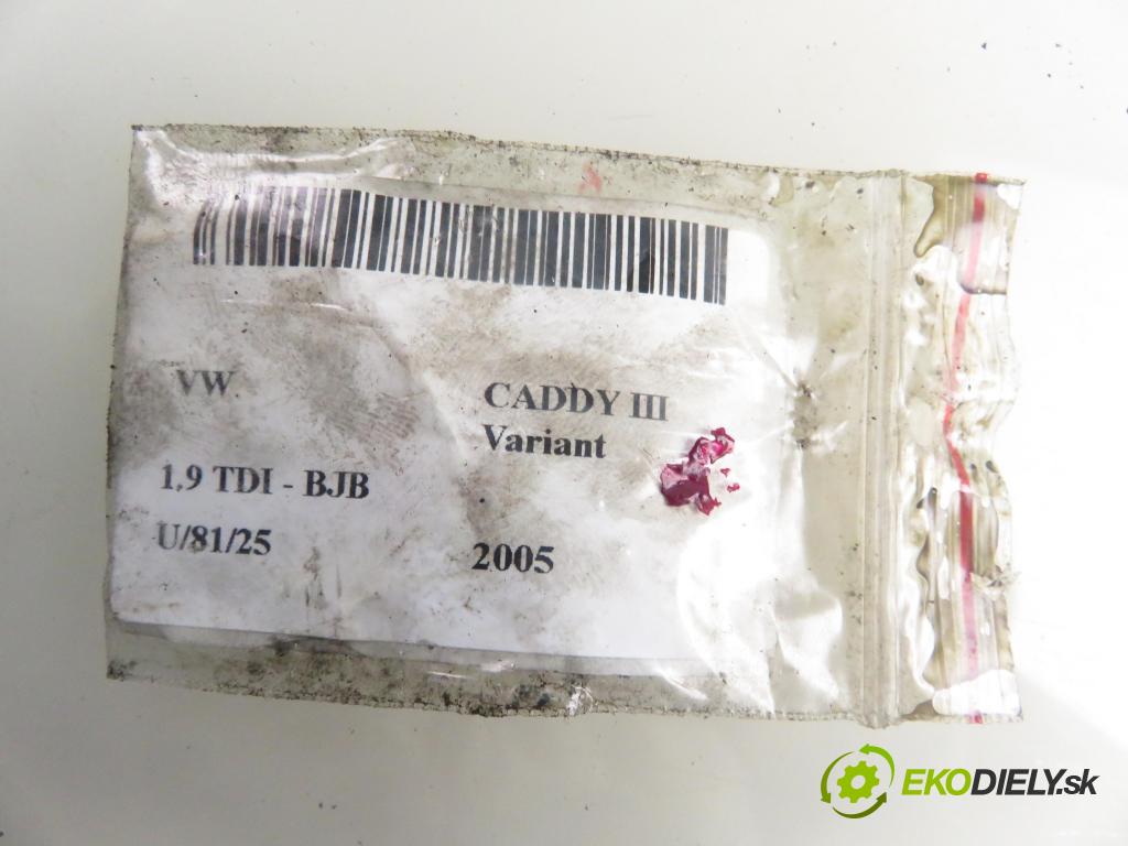 VW CADDY III Variant (2KB, 2KJ, 2CB, 2CJ) KOMBIVAN 2005 77,00 1.9 TDI - BJB 1896,00 Vstrekovač 038130073AG ; 0414720215 (Vstrekovač paliva)