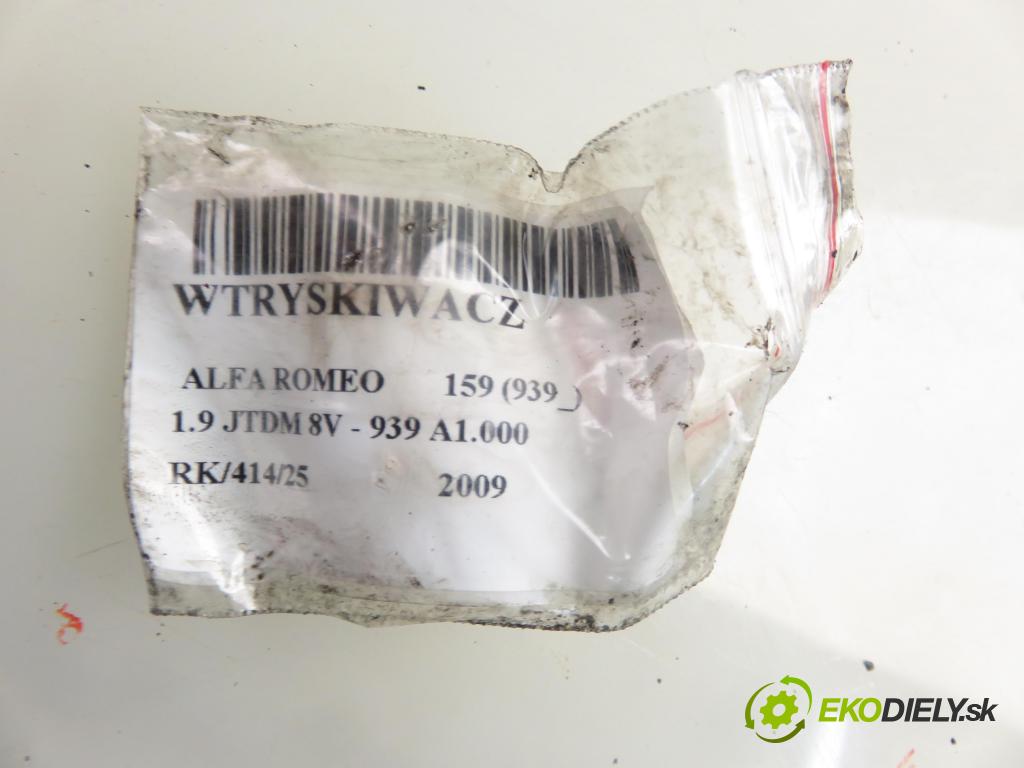 ALFA ROMEO 159 (939_) SEDAN 2009 88,00 1.9 JTDM 8V - 939 A1.000 1910,00 vstrekovač 0445110276 (Vstrekovač paliva)