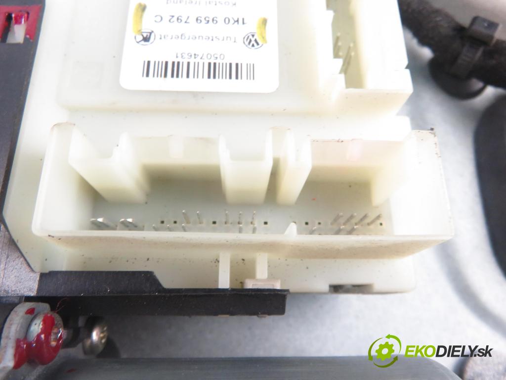 VW TOURAN (1T1, 1T2) MINIVAN 2003 74,00 1.9 TDI PD 100 - AVQ 1896,00 mechanismus oken PPE 1T0837756L ; 1T0959702 ; 1K0959792C