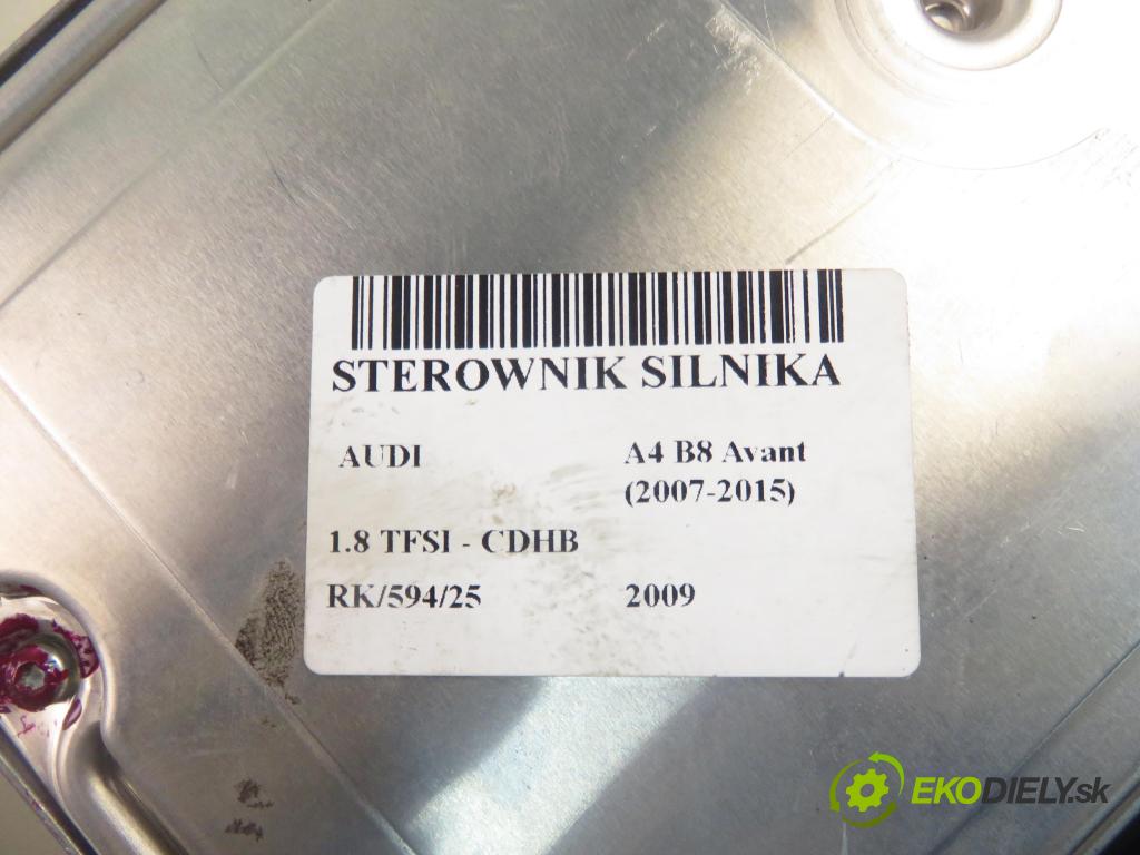AUDI A4 Avant (8K5, B8) KOMBI 2009 118,00 1.8 TFSI - CDHB 1798,00 Riadiaca jednotka Motor 8K1907115M ; 0261S05870