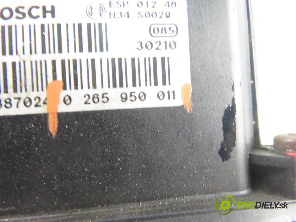 AUDI A4 (8E2, B6) SEDAN 2003 96,00 1.9 TDI PD 130 1896,00 pumpa ABS 0265950011 ; 0265225048 (Pumpy brzdové)