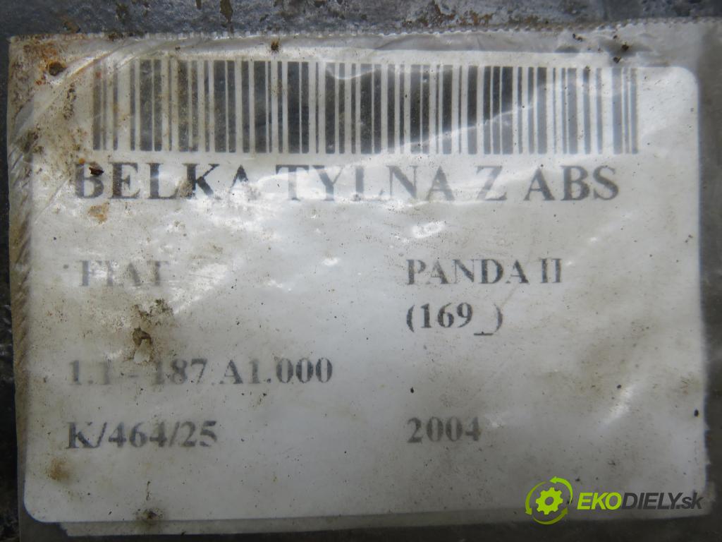 FIAT PANDA (169_) HB 2004 40,00 1.1 54 - 187 A1.000 1108,00 výztuha zadní část ABS 
