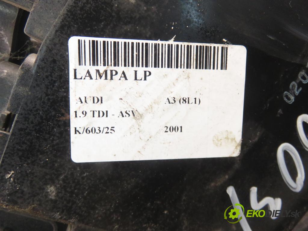 AUDI A3 (8L1) HB 2001 81,00 1.9 TDI - ASV 1896,00 světlo LP