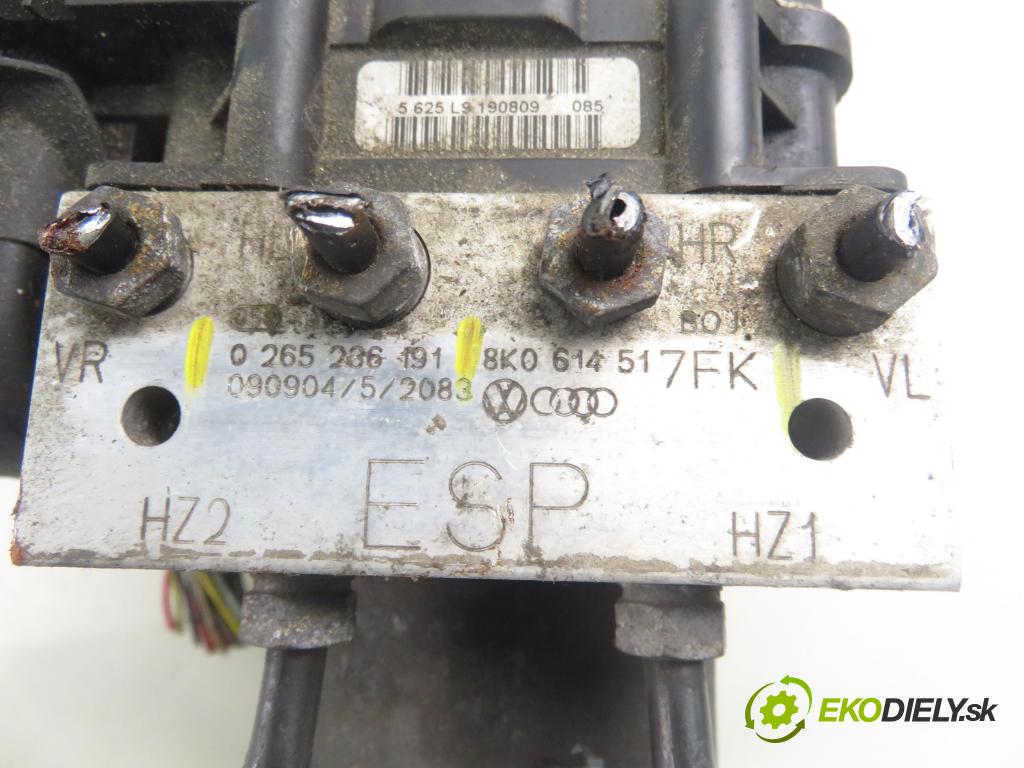 AUDI A4 Avant (8K5, B8) KOMBI 2009 118,00 1.8 TFSI - CDHB 1798,00 Pumpa ABS 8K0907379BT ; 8K0614517FK ; 0265286191 (Pumpa ABS)