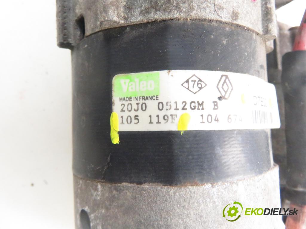RENAULT MEGANE I (BA0/1_) HB 2001 70,00 1.4 16V 95 - K4J 750 1390,00 startér D7E22 ; 105119F (Startéry)