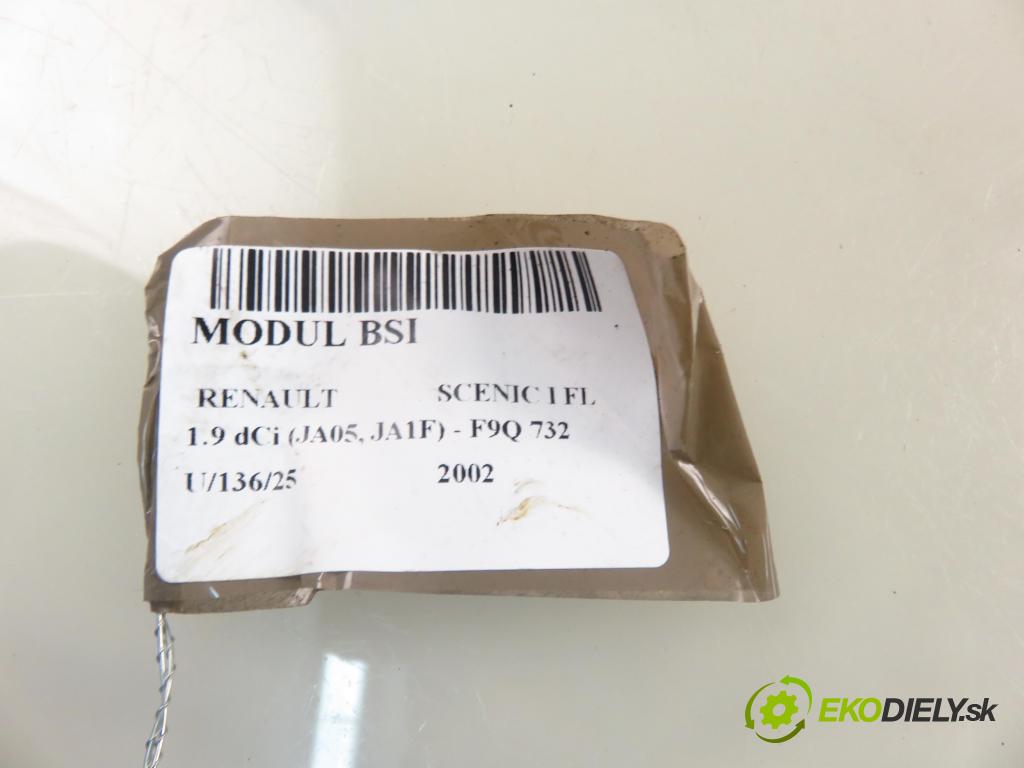 RENAULT SCENIC I (JA0/1_) MINIVAN 2002 75,00 1.9 dCi 102 - F9Q 732 1870,00 MODUL BSI 8200029342B ; S108502610G