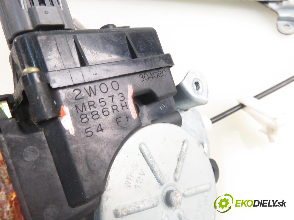 MITSUBISHI OUTLANDER I (CU_W) SUV 2003 100,00 2.0 4WD (CU2W) - 4G63 (DOHC 16V) 1997,00 mechanismus oken PPE MR573886RH