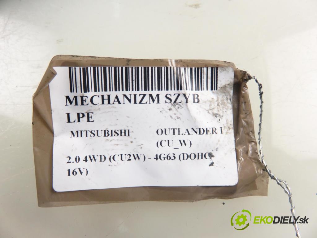 MITSUBISHI OUTLANDER I (CU_W) SUV 2003 100,00 2.0 4WD (CU2W) - 4G63 (DOHC 16V) 1997,00 mechanismus oken