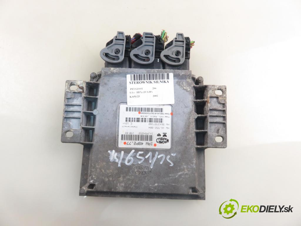 PEUGEOT 206 liftback (2A/C) HB 2002 440,00 1.1 i - HFX (TU1JP) 1124,00 Riadiaca jednotka Motor IAW48P277 ; SW9644925880