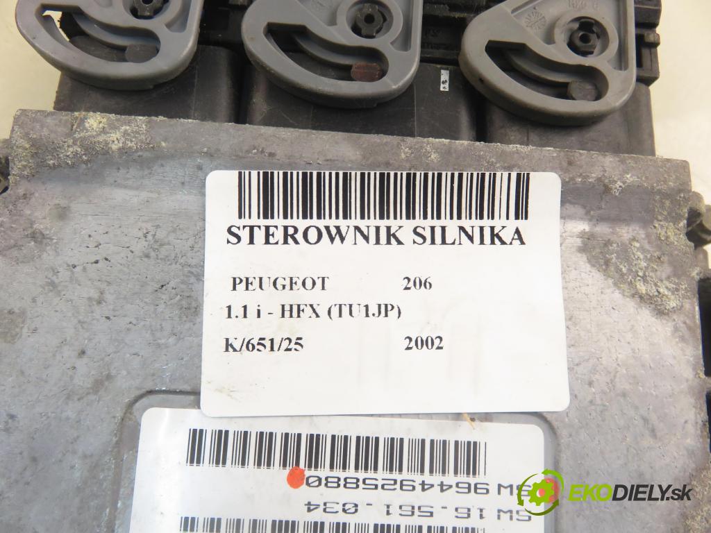 PEUGEOT 206 liftback (2A/C) HB 2002 440,00 1.1 i - HFX (TU1JP) 1124,00 Riadiaca jednotka Motor IAW48P277 ; SW9644925880