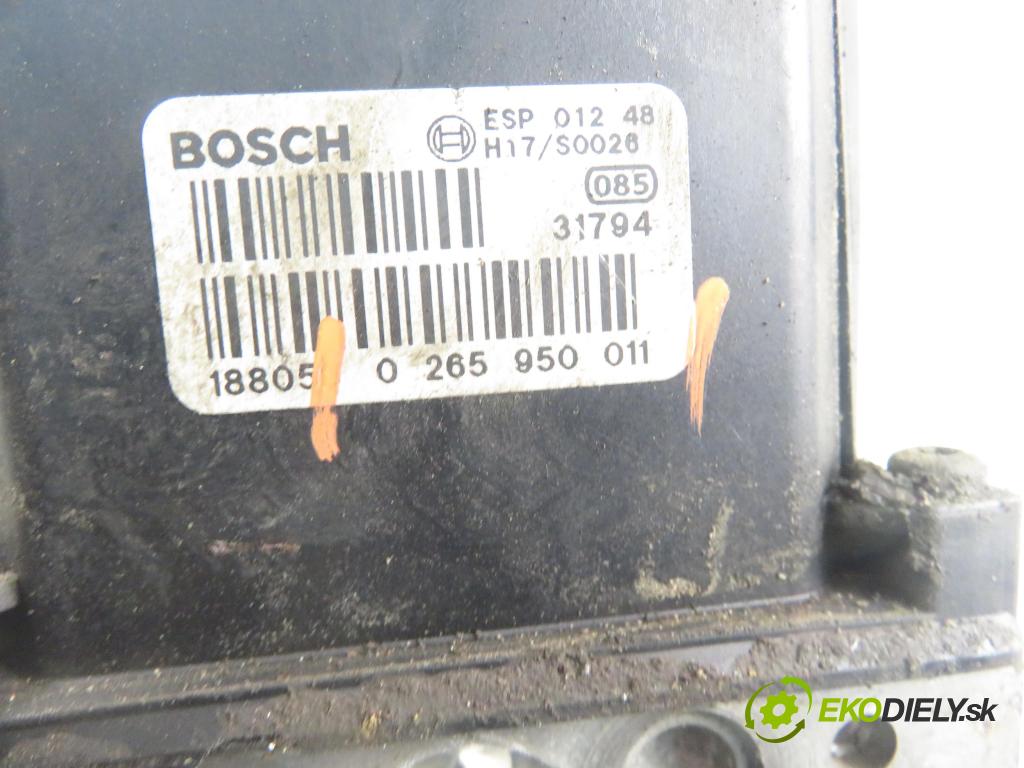 AUDI A4 Avant (8E5, B6) KOMBI 2002 96,00 1.9 TDI - AWX 1896,00 Pumpa ABS 0265950011 ; 0265225048 (Pumpa ABS)