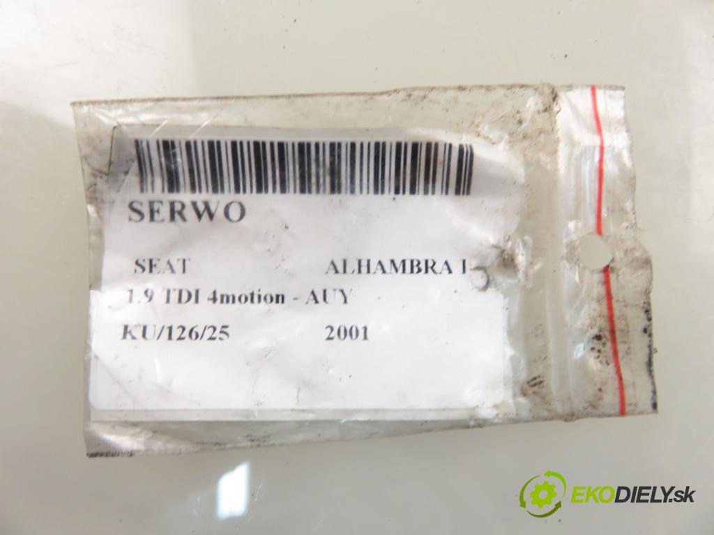 SEAT ALHAMBRA (7V8, 7V9) MINIVAN 2001 85,00 1.9 TDI PD 115 4motion 1896,00 posilovač YM212B195AD ; 7M3612100F (Servočerpadlá, pumpy řízení)