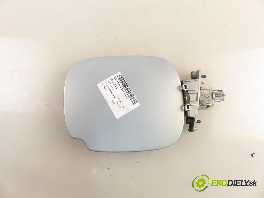 RENAULT SCENIC I (JA0/1_) MINIVAN 2002 75,00 1.9 dCi 102 - F9Q 732 1870,00 Dvierka nádrže paliva 7700428371 (Kľučka dverí ostatné)