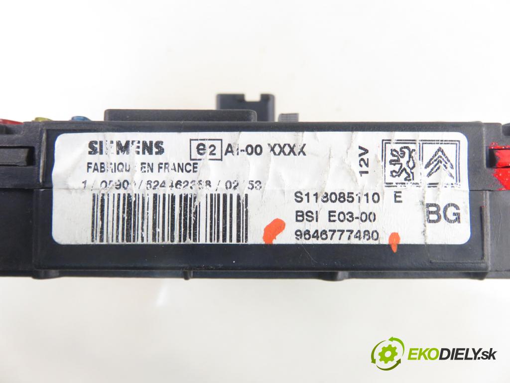 PEUGEOT 206 liftback (2A/C) HB 2002 440,00 1.1 i - HFX (TU1JP) 1124,00 MODUL BSI 9646777480