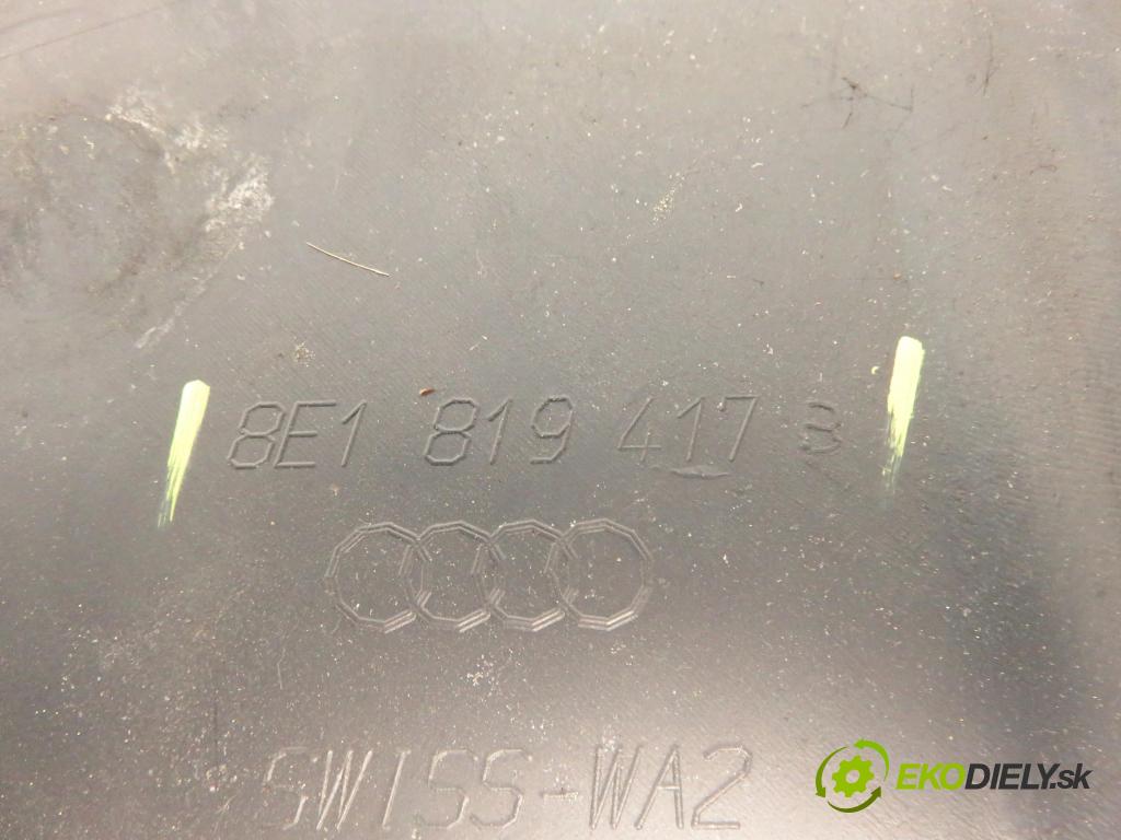 AUDI A4 (8E2, B6) SEDAN 2003 96,00 1.9 TDI PD 130 1896,00 Torpédo, plast pod čelné okno 8E1819417B ; 8E1819403 (Torpédo (plast pod čelným sklom))
