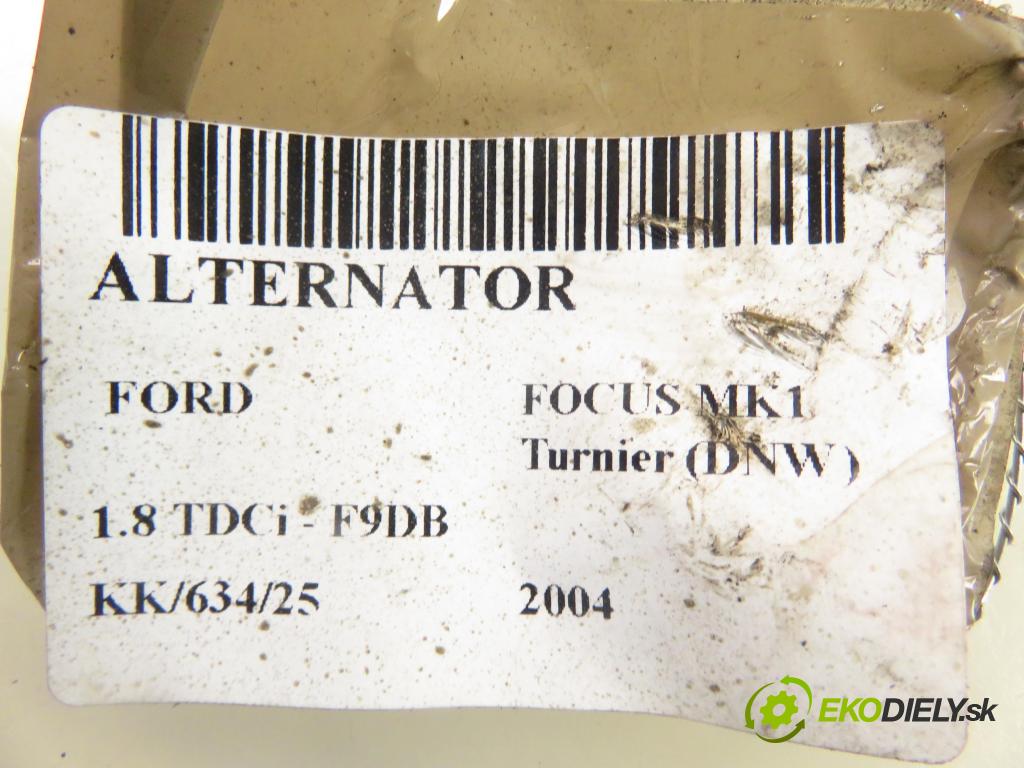 FORD FOCUS Turnier (DNW) KOMBI 2004 85,00 1.8 TDCi - F9DB 1753,00 Alternátor 1M5T10300BD (Alternátor)