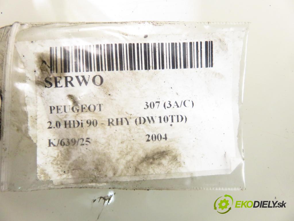 PEUGEOT 307 (3A/C) HB 2004 66,00 2.0 HDi 90 - RHY (DW10TD) 1997,00 Posilovač 9639662180 ; 0204024095 (Servočerpadlo)