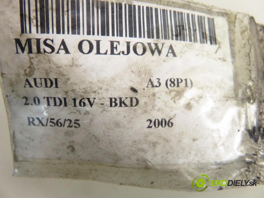 AUDI A3 (8P1) HB 2006 103,00 2.0 TDI PD 16V 140 1968,00 Vaňa olejová 038103603AG (Olejová vaňa)