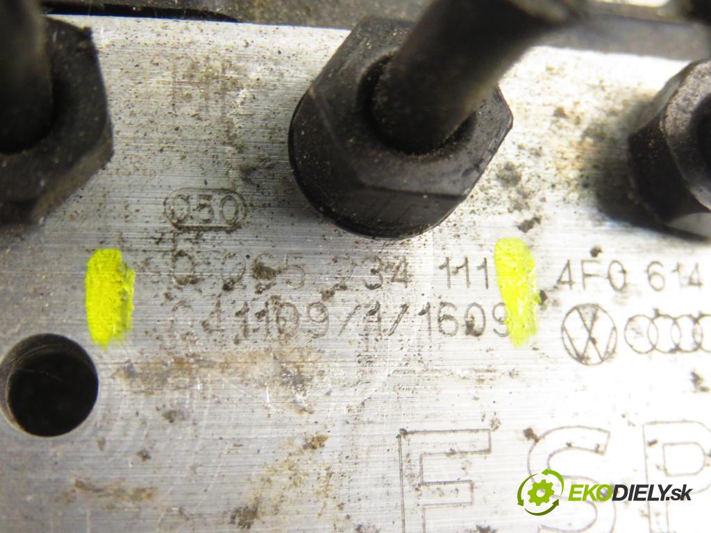 AUDI A6 (4F2, C6) SEDAN 2004 165,00 3.0 TDI quattro - BMK 2967,00 pumpa ABS 0265950359 ; 4F0614517A ; 0265234111 (Pumpy brzdové)