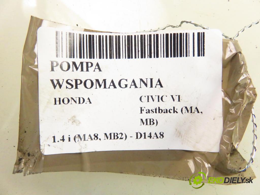 HONDA CIVIC VI Fastback (MA, MB) LIFTBACK 1997 66,00 1.4 i (MA8, MB2) - D14A8 1396,00 Pumpa servočerpadlo  (Servočerpadlo, pumpa riadenia)