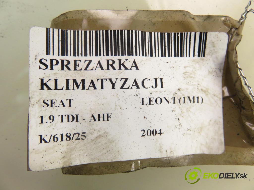 SEAT LEON (1M1) HB 2004 81,00 1.9 TDI - AHF 1896,00 KOMPRESOR: klimatizace 1J0820803K (Kompresory)