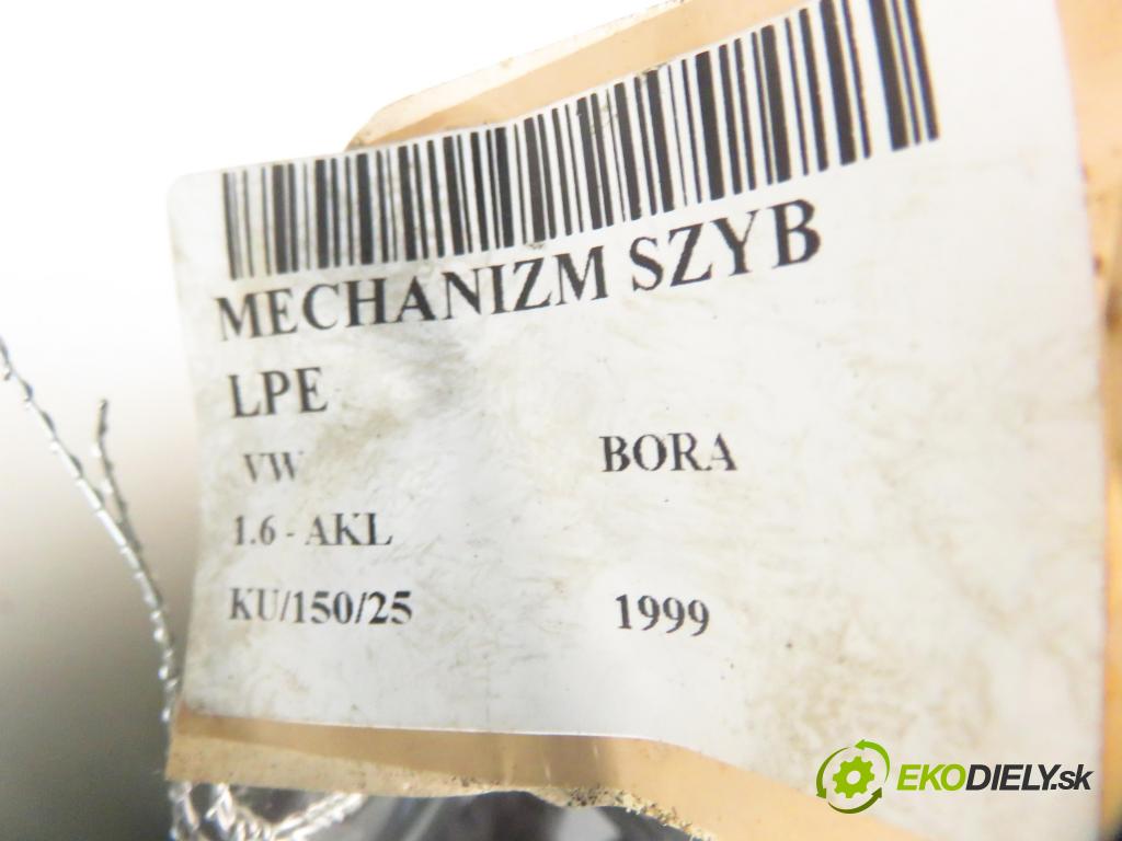 VW BORA (1J2) SEDAN 1999 74,00 1.6 - AKL 1595,00 mechanismus oken 1J2959801C ; 1J4837729AA