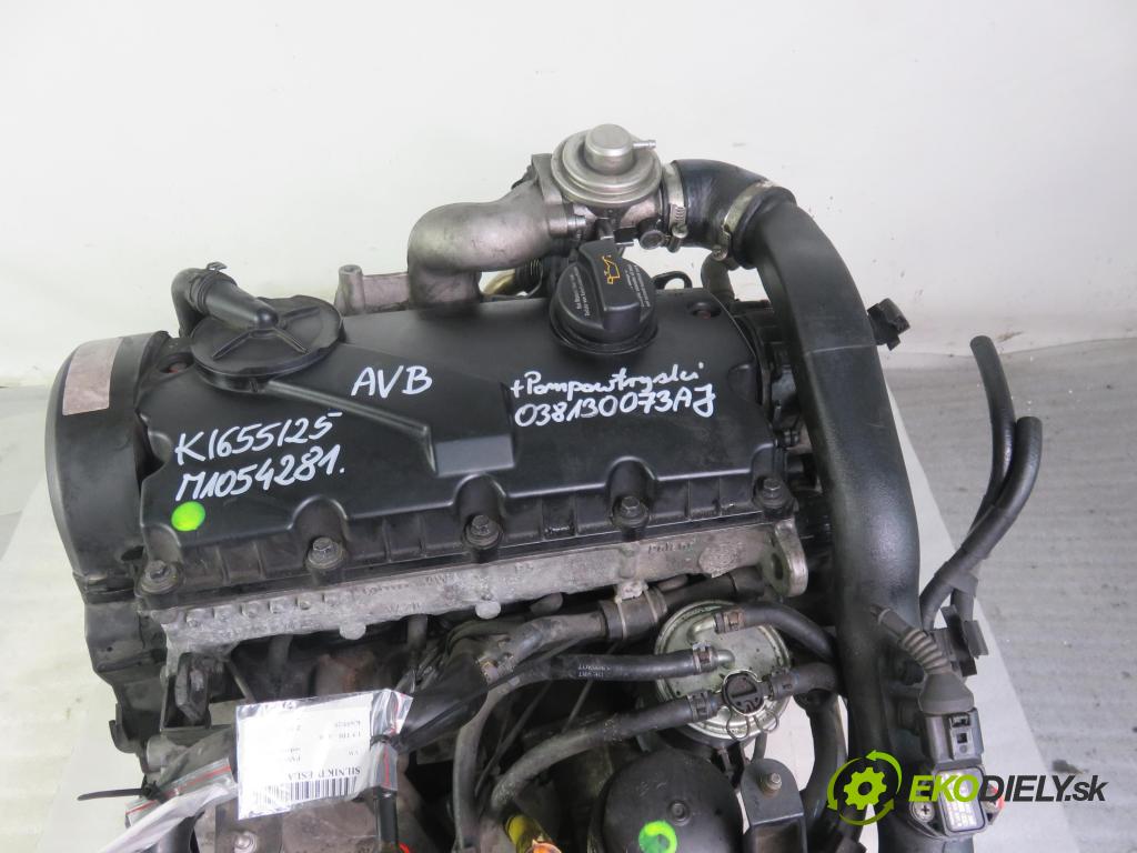 VW PASSAT B5.5 (3B3) SEDAN 2005 74,00 1.9 TDI PD 101 - AVB 1896,00 Motor DIESEL AVB