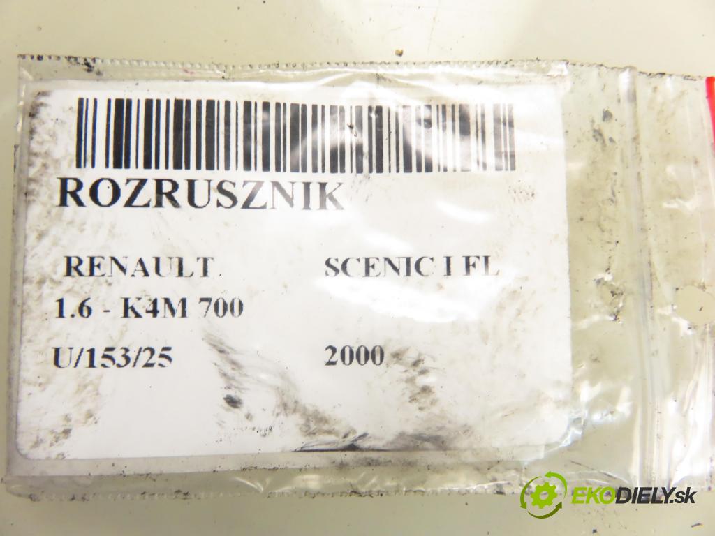 RENAULT SCENIC I (JA0/1_) MINIVAN 2000 79,00 1.6 16V 107 - K4M 700 1598,00 startér D7E6 (Startéry)