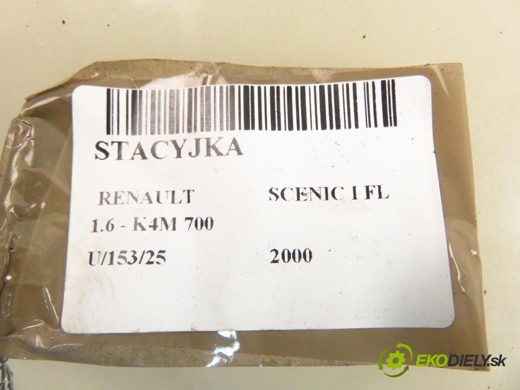 RENAULT SCENIC I (JA0/1_) MINIVAN 2000 79,00 1.6 16V 107 - K4M 700 1598,00 spínačka  (Spínací skříňky a klíče)