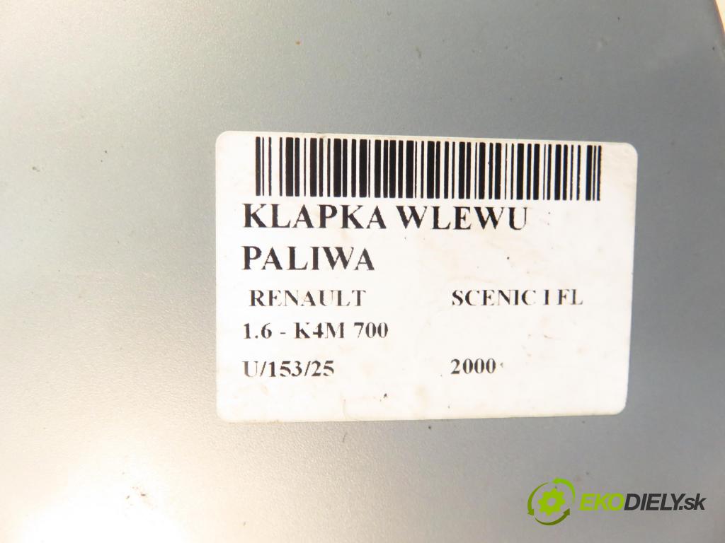 RENAULT SCENIC I (JA0/1_) MINIVAN 2000 79,00 1.6 16V 107 - K4M 700 1598,00 Dvierka nádrže paliva 7700428371 (Kľučka dverí ostatné)