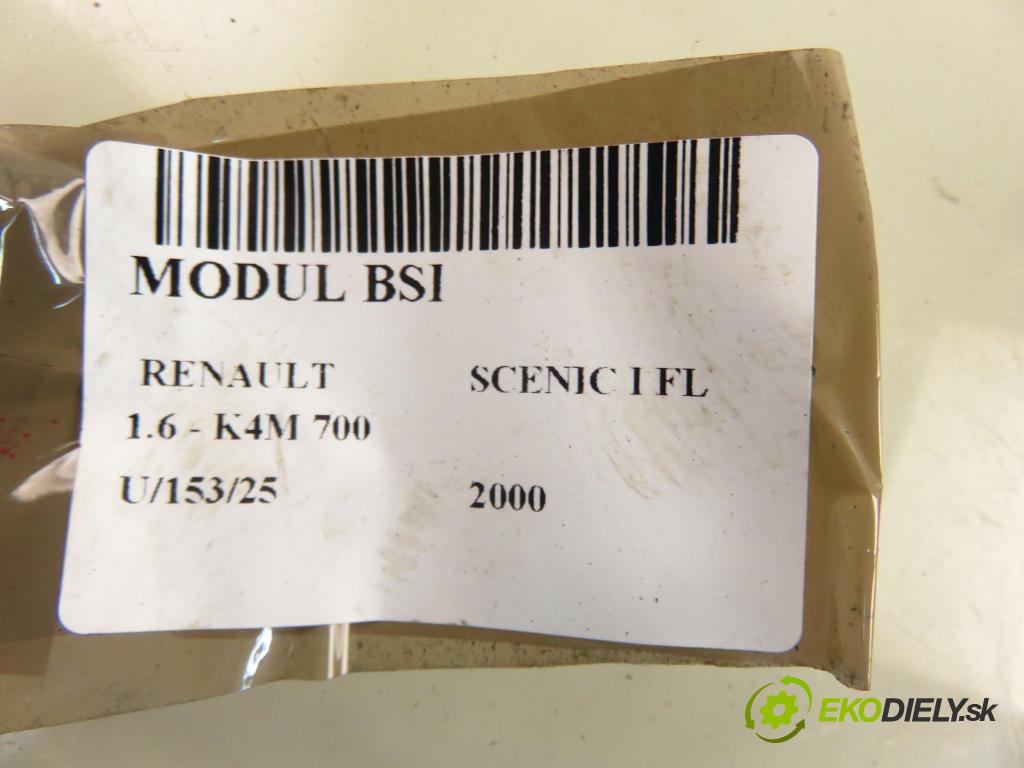 RENAULT SCENIC I (JA0/1_) MINIVAN 2000 79,00 1.6 16V 107 - K4M 700 1598,00 MODUL BSI 8200029342A ; S108502610C