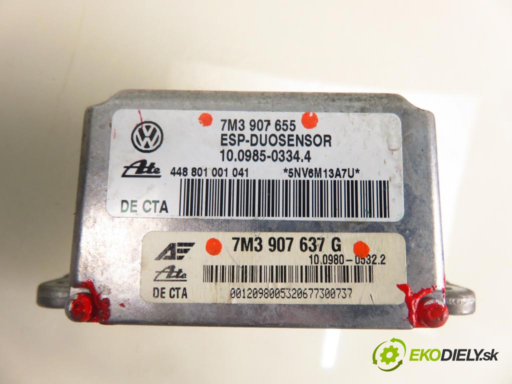 SEAT ALHAMBRA (7V8, 7V9) MINIVAN 2007 103,00 2.0 TDI - BRT 1968,00 snímač ESP 7M3907637G ; 7M3907655