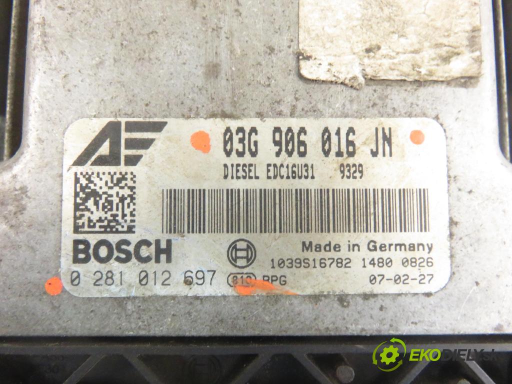 SEAT ALHAMBRA (7V8, 7V9) MINIVAN 2007 103,00 2.0 TDI - BRT 1968,00 Riadiaca jednotka Motor 03G906016JN ; 0281012697