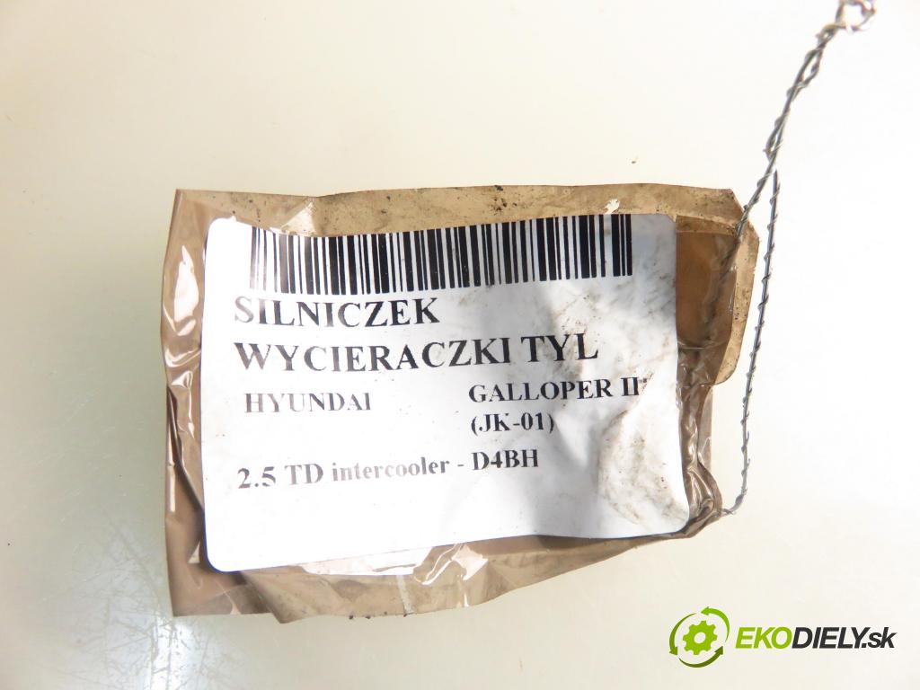 HYUNDAI GALLOPER II (JK-01) TERENOWY 2001 73,00 2.5 TD intercooler - D4BH 2476,00 motorek stěrače ZADNÍ: HK785100