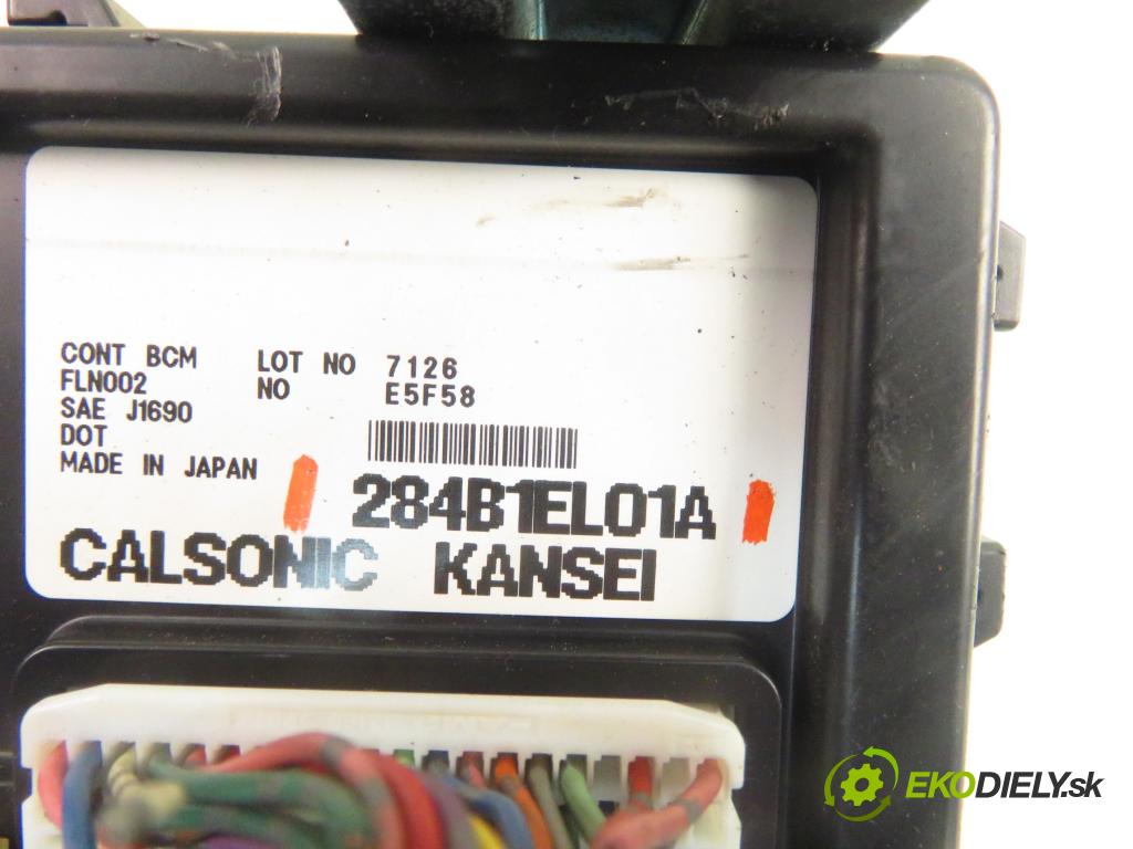 NISSAN VERSA I HB 2007 93,00 1.8 - MR18DE 1798,00 MODUL komfortu 284B1EL01A
