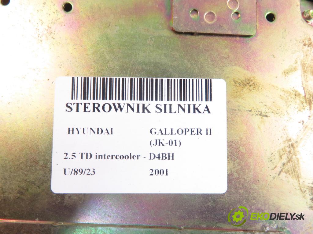 HYUNDAI GALLOPER II (JK-01) TERENOWY 2001 73,00 2.5 TD intercooler - D4BH 2476,00 Riadiaca jednotka Motor 807020