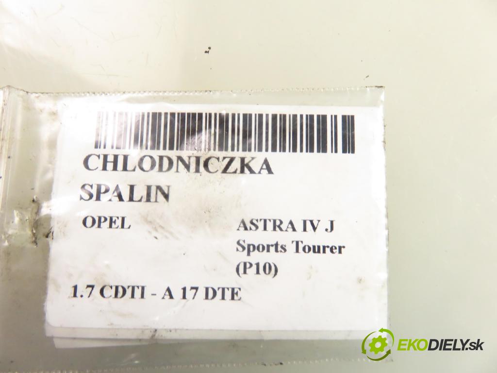 OPEL ASTRA J Sports Tourer (P10) KOMBI 2014 81,00 1.7 CDTI - A 17 DTE 1686,00 Chladič spalín