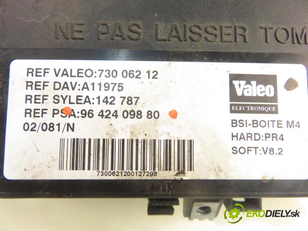 PEUGEOT PARTNER Combispace (5F) KOMBIVAN 2002 66,00 2.0 HDI - RHY (DW10TD) 1997,00 MODUL BSI 9642409880