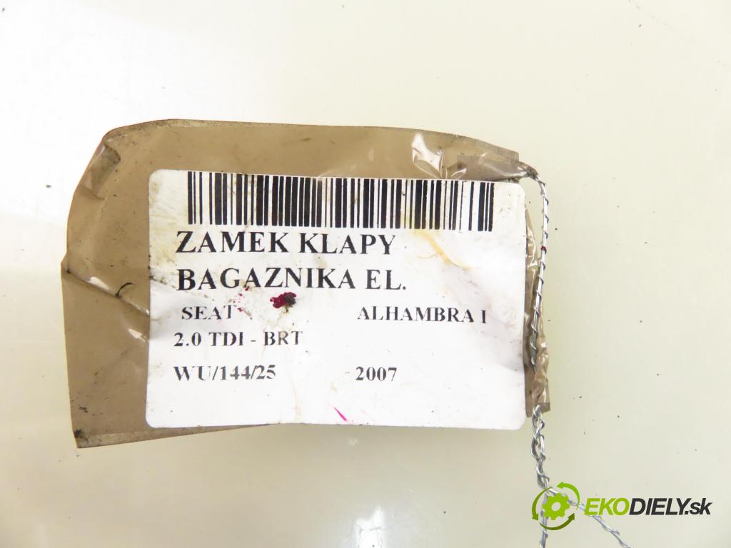 SEAT ALHAMBRA (7V8, 7V9) MINIVAN 2007 103,00 2.0 TDI - BRT 1968,00 zámok dverí kufor EL.