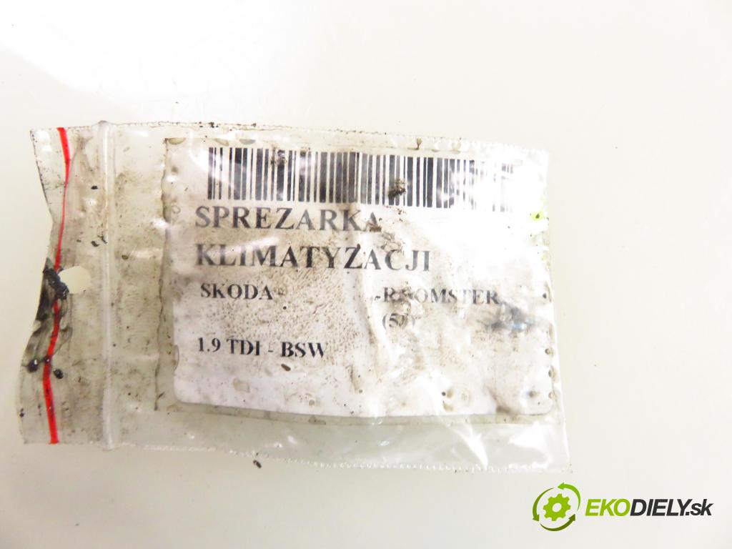 SKODA ROOMSTER (5J) KOMBIVAN 2007 77,00 1.9 TDI - BSW 1896,00 KOMPRESOR: klimatizácie 6Q0820308B (Kompresor klimatizácie)
