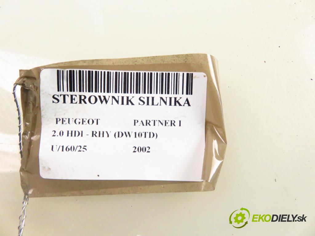 PEUGEOT PARTNER Combispace (5F) KOMBIVAN 2002 66,00 2.0 HDI - RHY (DW10TD) 1997,00 Riadiaca jednotka Motor SW9646801080 ; HW9644323980 ; 5WS40025ET