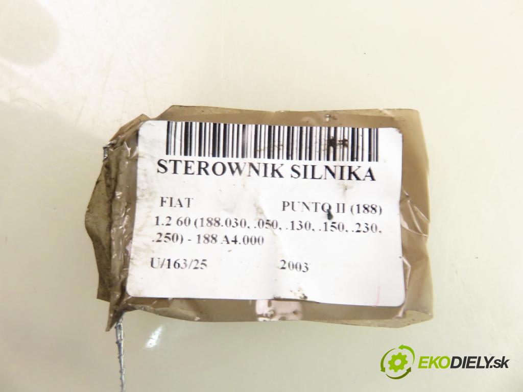 FIAT PUNTO (188_) HB 2003 44,00 1.2 60 - 188 A4.000 1242,00 Riadiaca jednotka Motor IAW59FM3 ; 55181132