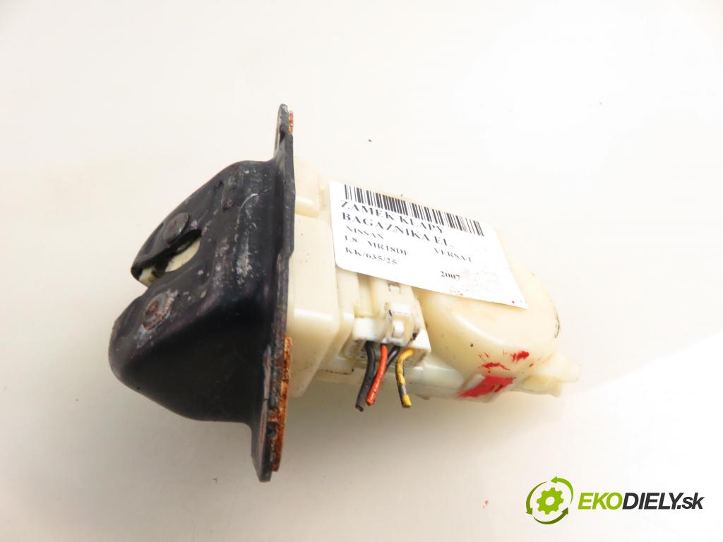 NISSAN VERSA I HB 2007 93,00 1.8 - MR18DE 1798,00 zámok dveří kufr EL. 