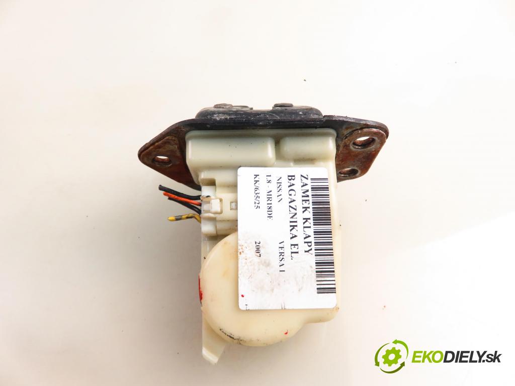 NISSAN VERSA I HB 2007 93,00 1.8 - MR18DE 1798,00 zámok dveří kufr EL.